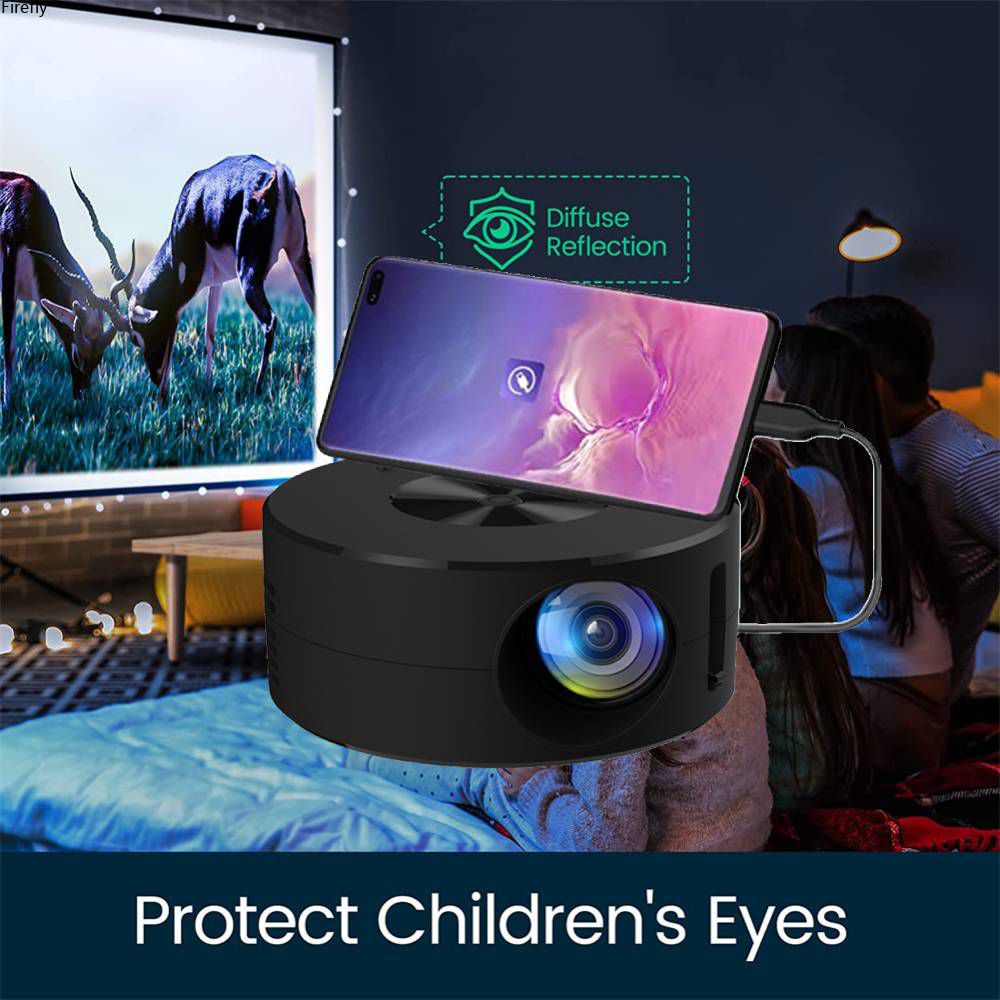 Coza Máy Phát Video Gia Đình Màn Hình Led Di Động Yt200 Máy Phát Đa Phương Tiện Rạp Hát Máy Phát Đa Phương Tiện Tại Nhà Trẻ Em Có Dây Tuổi Thọ 30000 Giờ Điều Khiển Từ Xa Hồng Ngoại