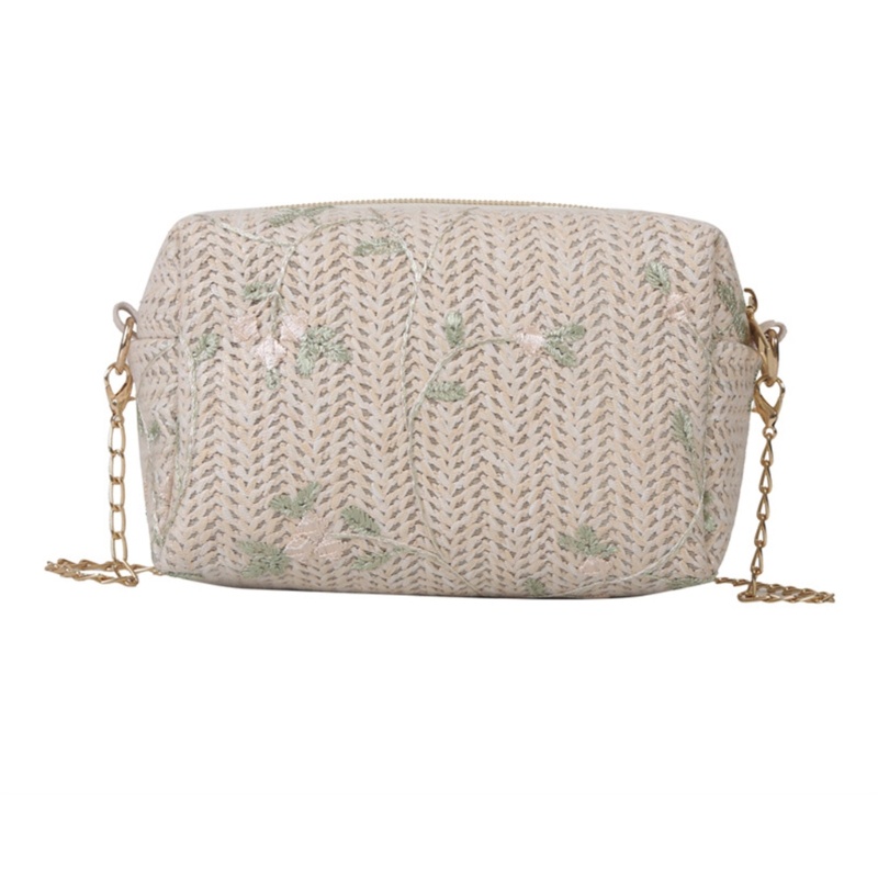 Túi Cói Đeo Chéo Đựng Điện Thoại Thời Trang Dành Cho Nữ