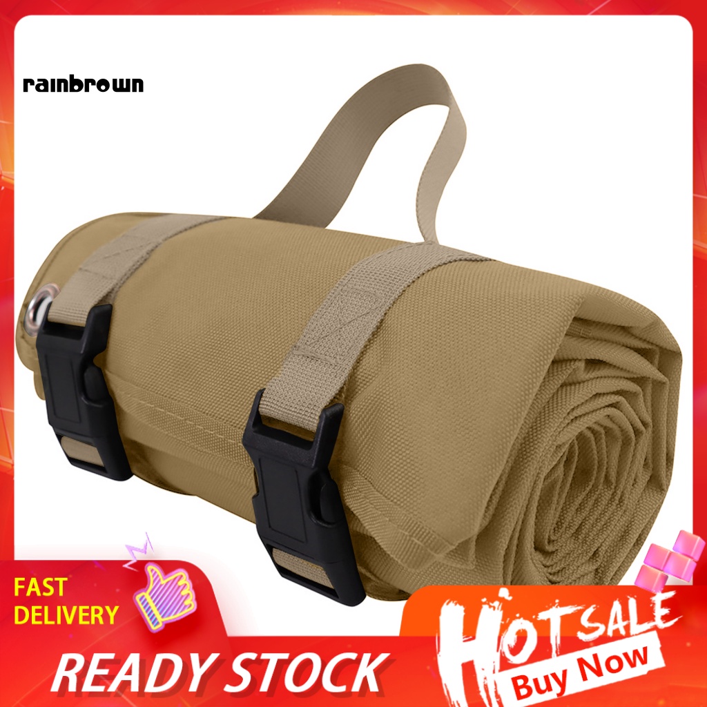 < Rainbrown > Thảm Bắn Súng Vải Oxford Chống Mài Mòn Dễ Dàng Gấp Gọn