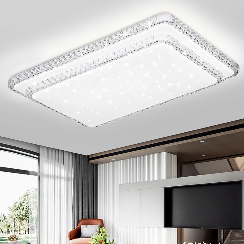 Đèn Trần Phòng Khách / Phòng Ngủ Điều Khiển Từ Xa Phong Cách Mới 2022