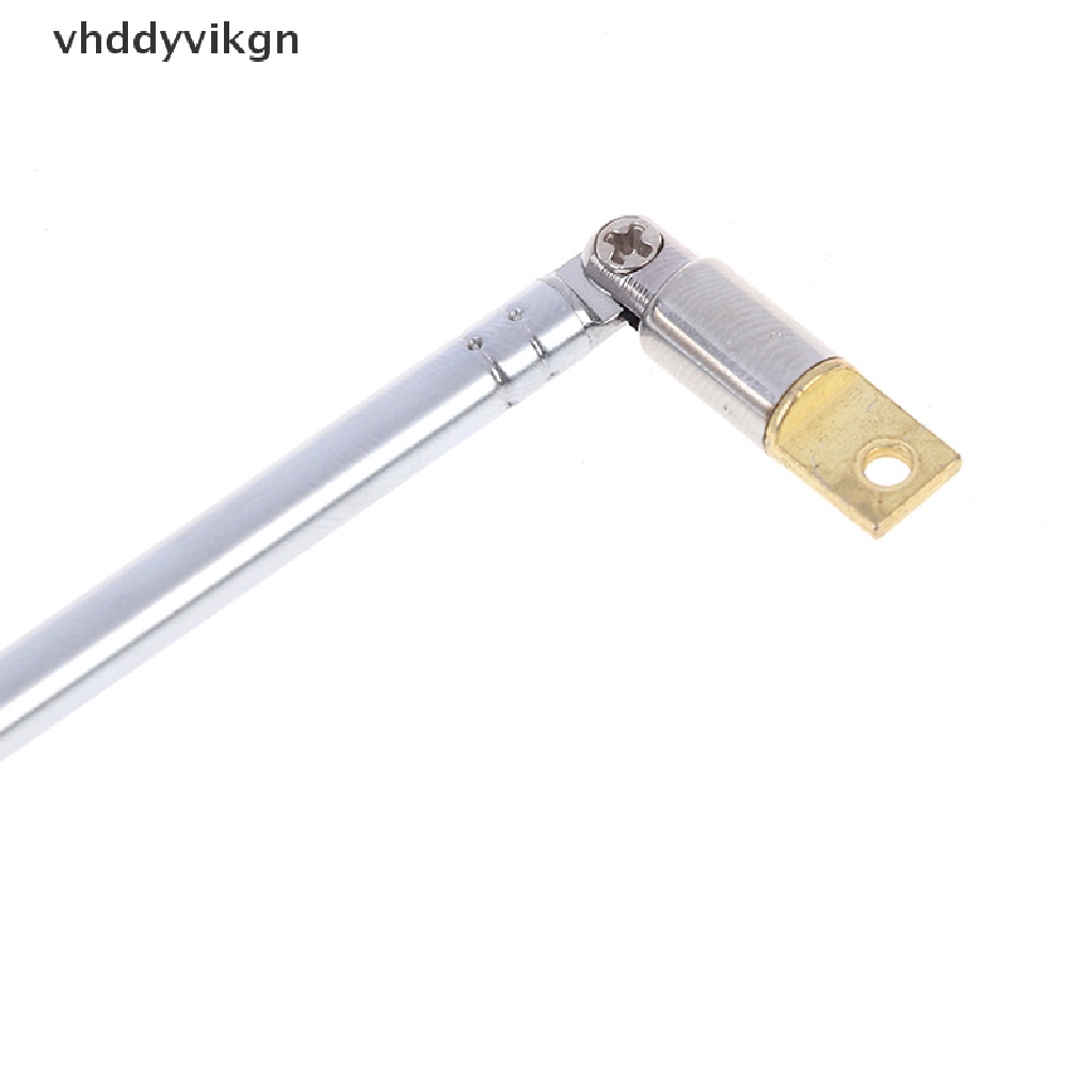 1 Ăng Ten Radio AM FM Thu Gọn 5 Khúc Bằng Thép Không Gỉ 37cm