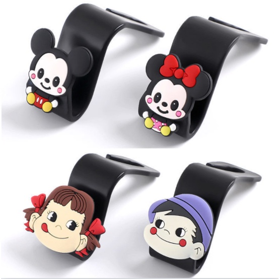 Móc Treo Đồ Hình Chuột Mickey Minnie Gắn Sau Ghế Xe Hơi Tiện Dụng