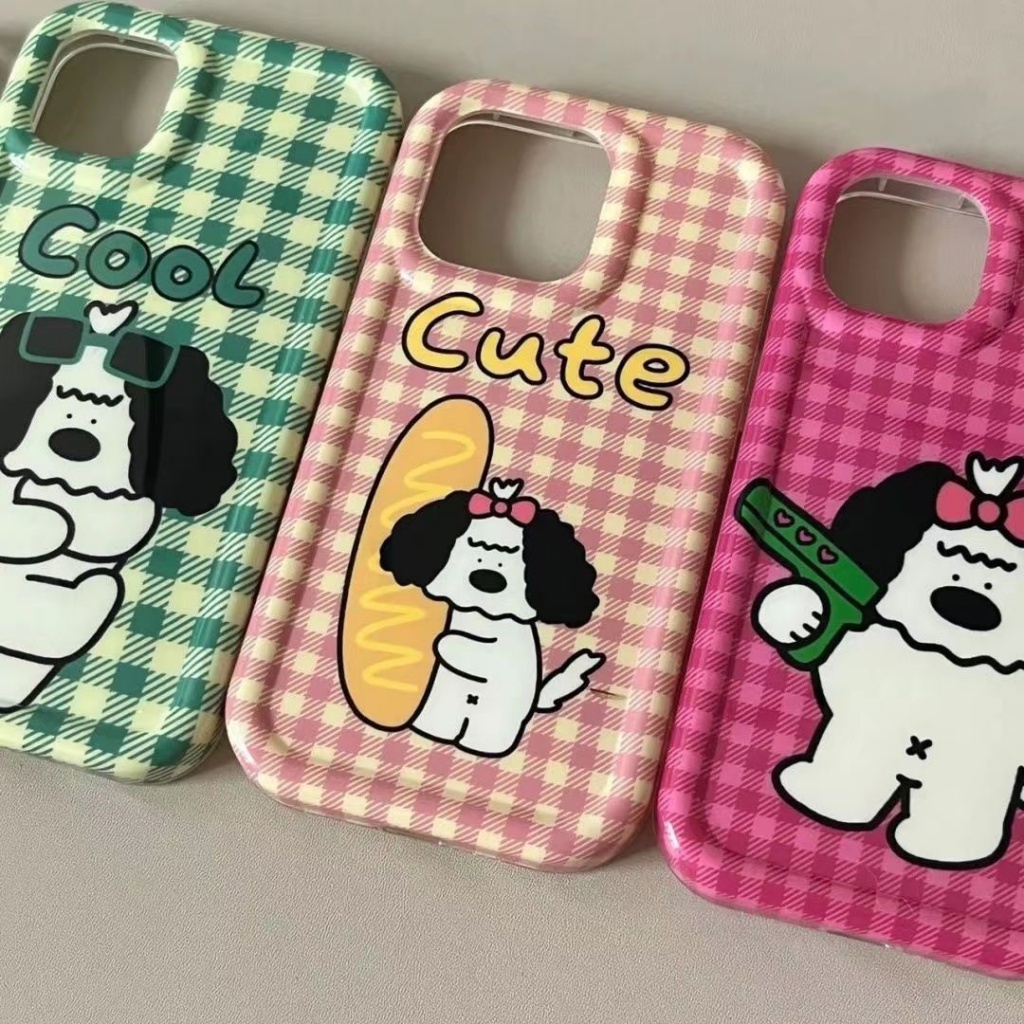 ✅Ốp Điện Thoại Túi Khí Mềm Hình Cún Cưng ES9J Cho iPhone 14 / 13promax 12 / 11pro xr / xs 7 / 8pins