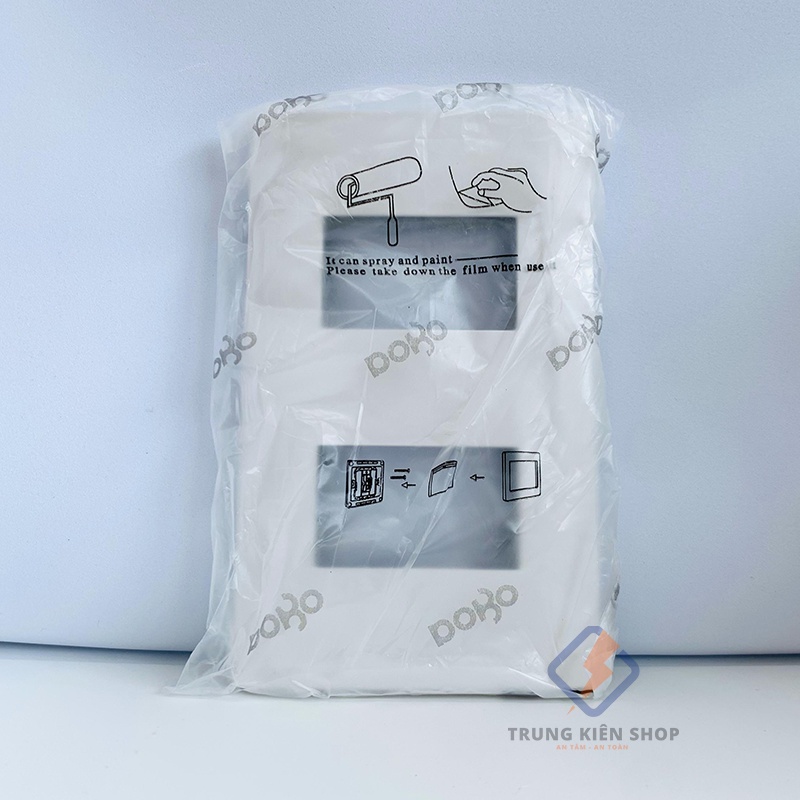 Bộ 2 công tắc 1 chiều/ đảo chiều 16A - Hạt Công Tắc, Hạt Ổ Cắm Dòng A50 DoBo Hàn Quốc nhập khẩu cao cấp - Bảo hành 9 năm