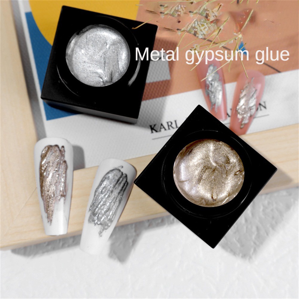 1 Hũ Keo Dán Móng 3D Kim Loại Ba Chiều Maiye