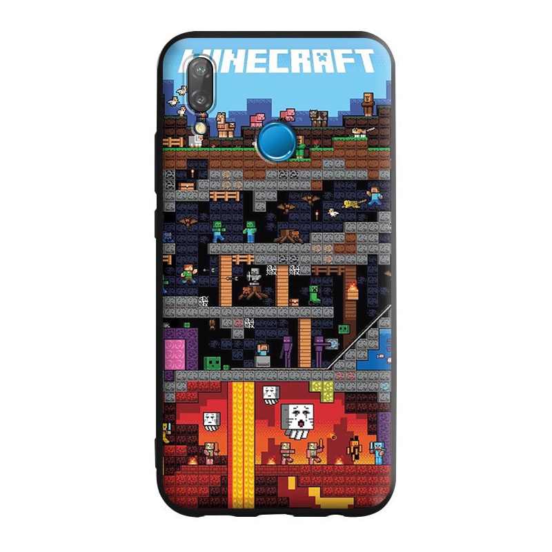 Ốp Điện Thoại Silicon tpu Mềm Hình minecraft 66nov Cho redmi 9a 9c 10a 9t 9 note 9s