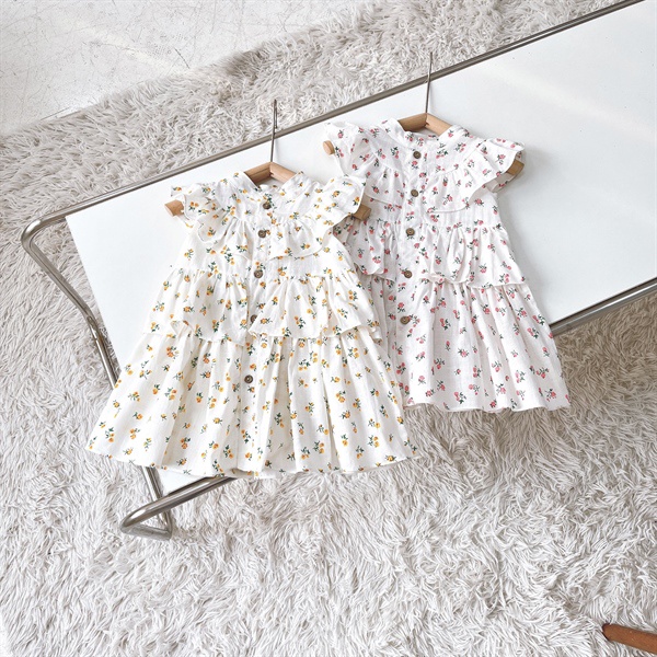 Váy hoa nhí bèo cổ tàu 5054