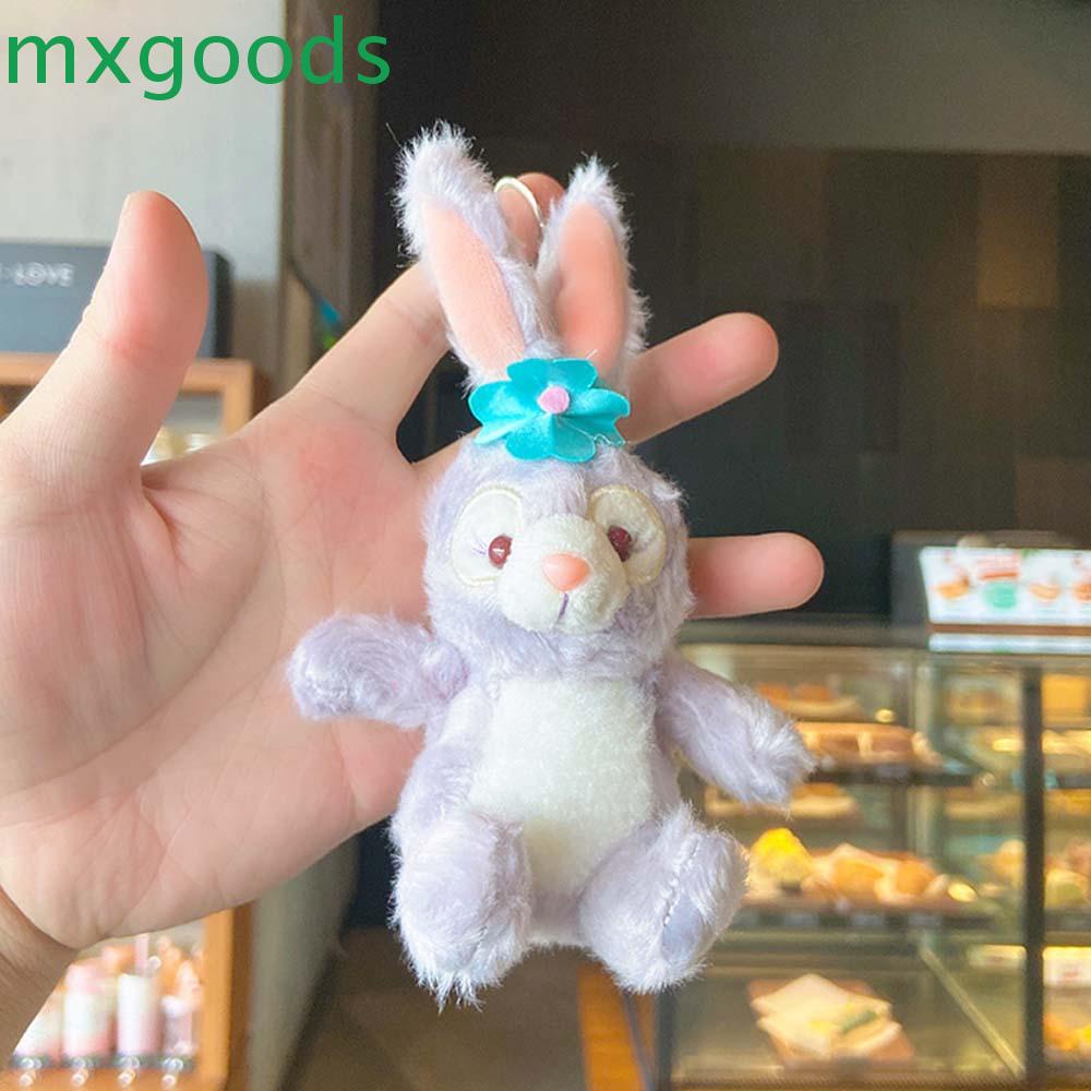 Móc chìa khóa hình thỏ nhồi bông dễ thương đáng yêu