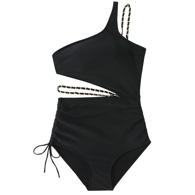 Bikini 1 mảnh Một mảnh áo tắm đen bãi biển đệm sexy thời trang XLYZB029 | BigBuy360 - bigbuy360.vn
