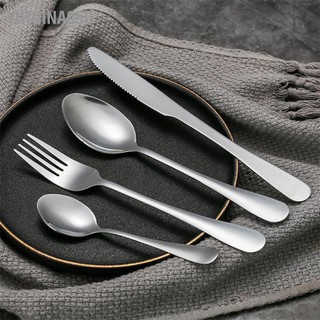 Flatware Set Portable Stainless Steel Steak Knife Fork Spoon Tableware Thickened Tableware Set