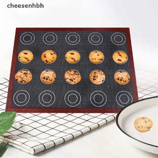Cheesenhbh Perforated Silicone Baking Mat Non- Heat Resistant 40x30 Macaron Pastry Pad VN