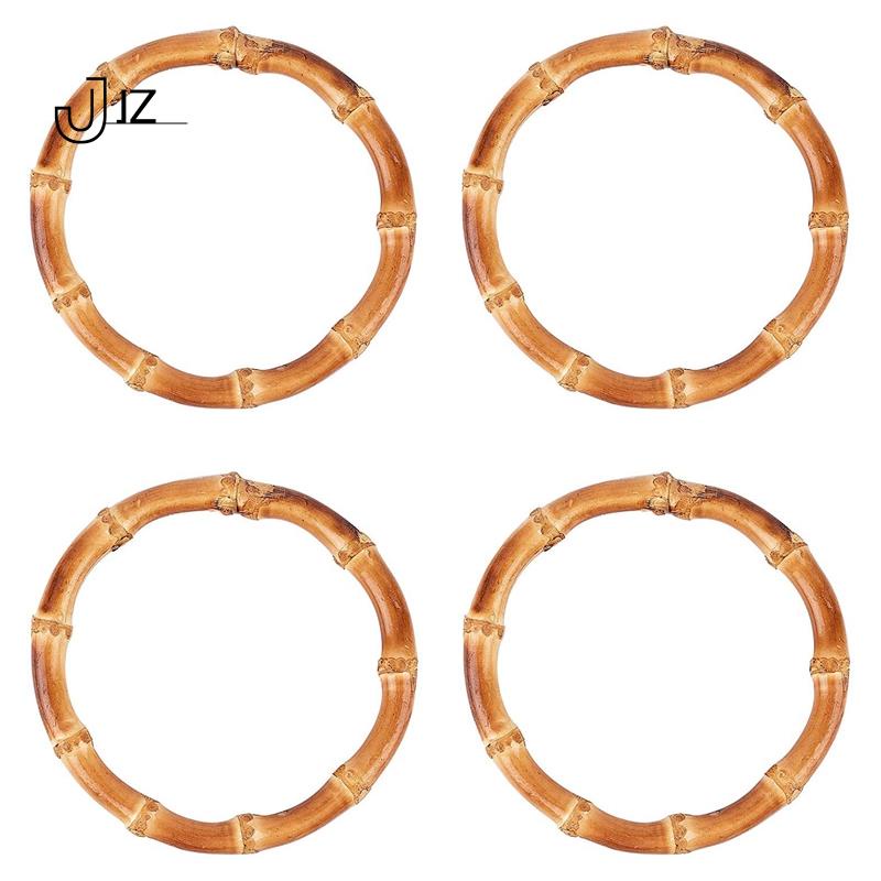 Bộ 4 Tay Cầm Bằng Gỗ Tre Thay Thế Cho Túi Xách