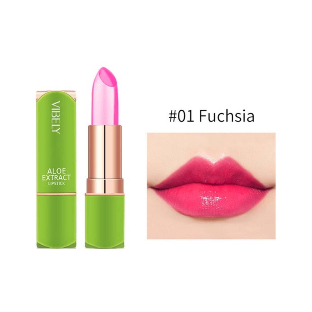 Son Thạch Lô Hội Dưỡng Ẩm Chăm Sóc Môi Màu Sắc Ấm Áp