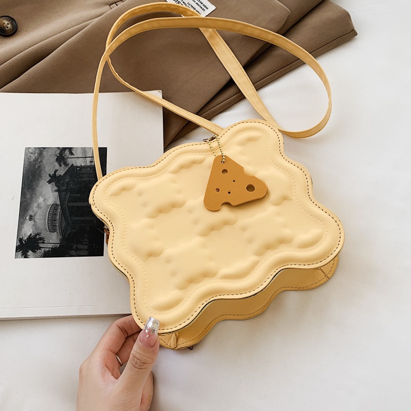 Túi Đeo Chéo Hình Vuông Nhỏ Màu Trơn Thời Trang Mùa Hè 2023 Mới Cho Nữ