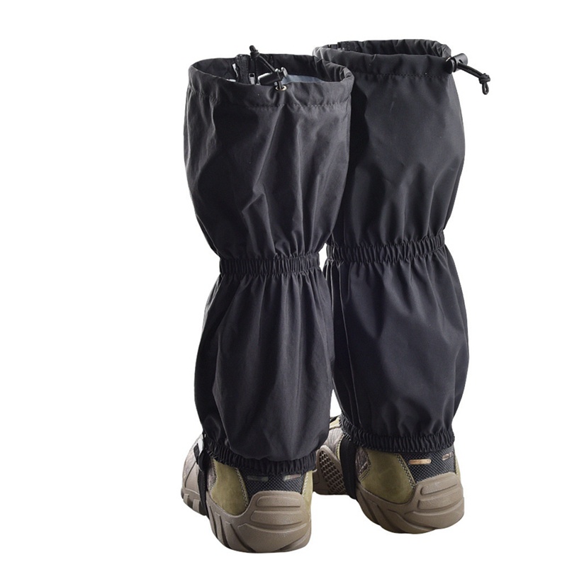 Bộ 2 Bọc Chân Leo Núi / Trượt Tuyết Màu Đen Chống Thấm Nước