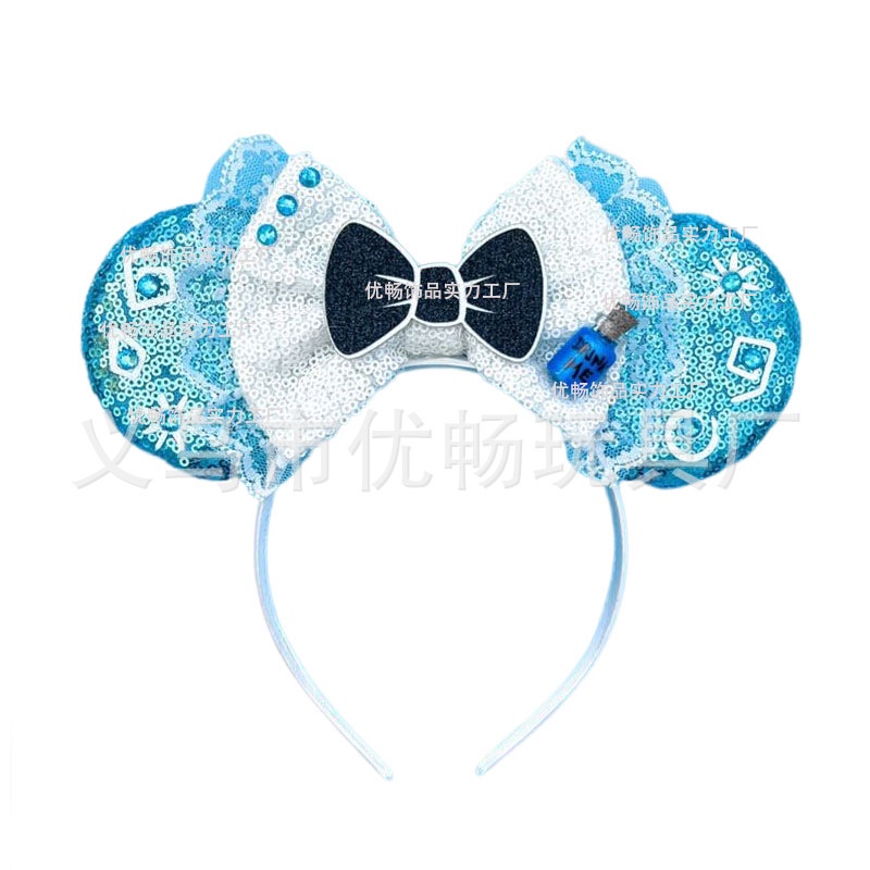 Alice Băng Đô Cài Tóc Hình Chuột mickey Phong Cách Phim Adventures in Wonderland