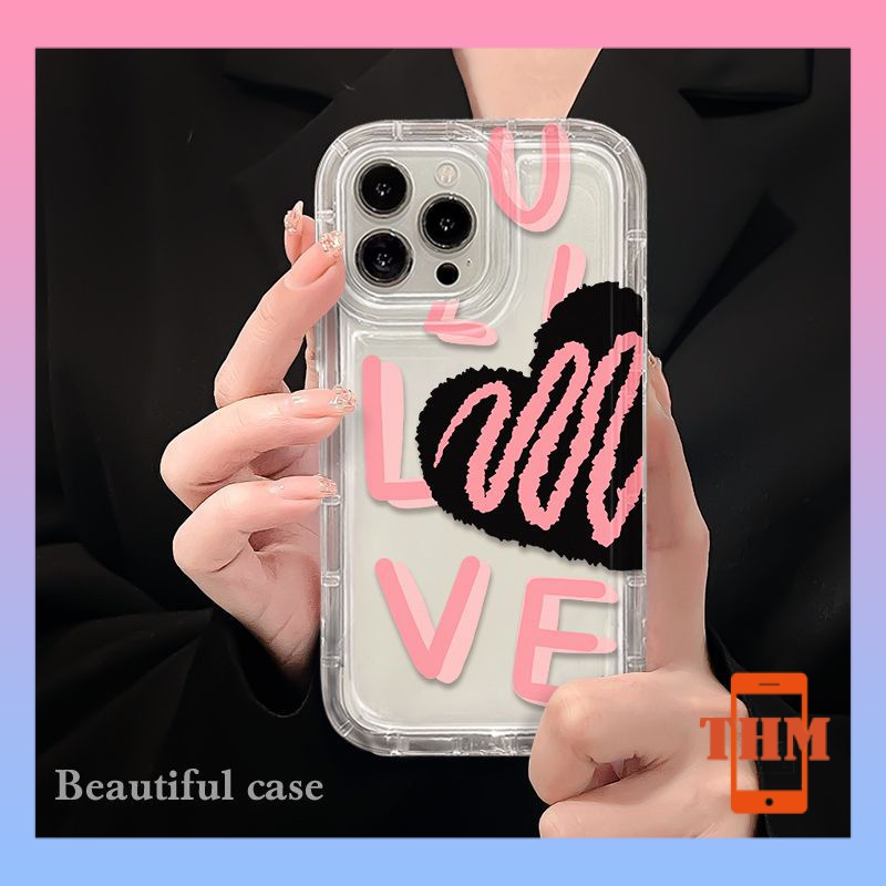 ốp lưng iphone Chữ cái tiếng Anh, túi khí, vỏ mềm trong suốt chống rơi Cho Iphone 6 / 6S / 6splus / se / 7 / 7plus / 8 / 8plus / X / xs / xsmax / 11 / 12 / 13 / 14 / Plus / Pro / Pro Max-711