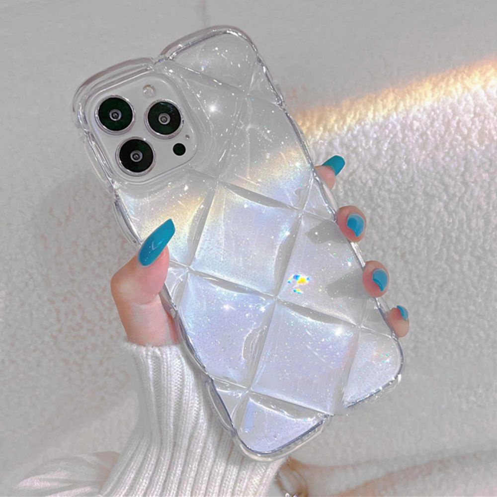 Ốp Điện Thoại TPU Mềm Chống Sốc Phối Lá Vàng Lấp Lánh Cho IPhone 11 12 13 14 Pro Max X XS Max 7 8 Plus SE