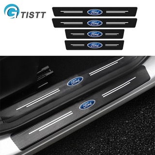 GTISTT 4 Chiếc Sợi Carbon Dán Xe Dán Cửa ô Tô DáN ChốNg XưỚC Ô Tô Bảo Vệ Cửa ô Tô Phụ KiệN Xe HơI Cho Ford Ranger Focus Everest Transit Fiesta Ecosport Mustang Raptor Explorer Bronco Mondeo Tourneo Expedition Wildtrak Territory F-150
