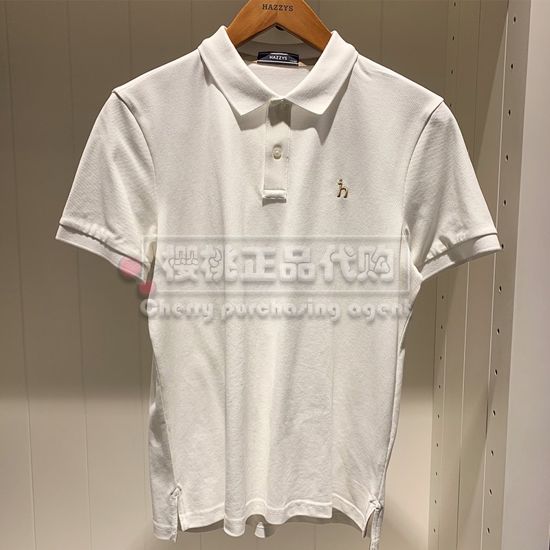 Áo polo Tay Ngắn In Họa Tiết Haggis Hazzys Thời Trang Mùa Hè Cho Nam Atze02Be10