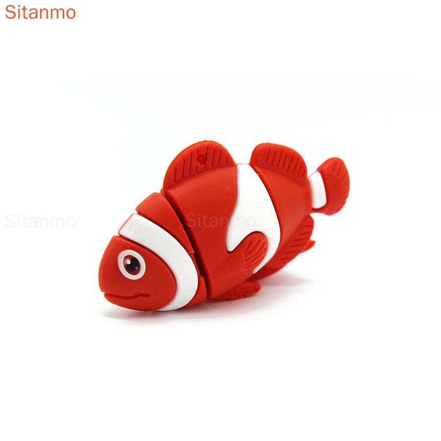 Usb Dung Lượng 1GB 8GB 16GB 32GB 64GB 2TB 128GB Bằng Silicon Hình Cá Nhiệt Đới Dễ Thương