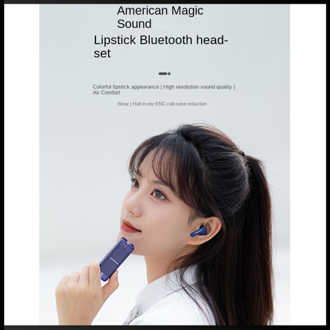 1 Cặp Tai Nghe Nhét Tai Xkt08 Kết Nối Bluetooth Không Dây Âm Thanh Sống Động Chất Lượng Cao