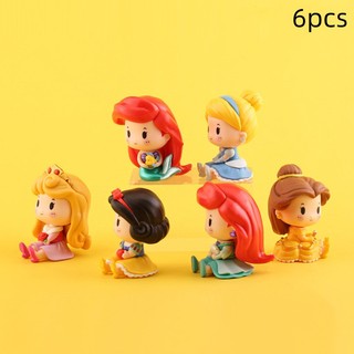 Bộ Búp Bê Công Chúa Disney 6cm