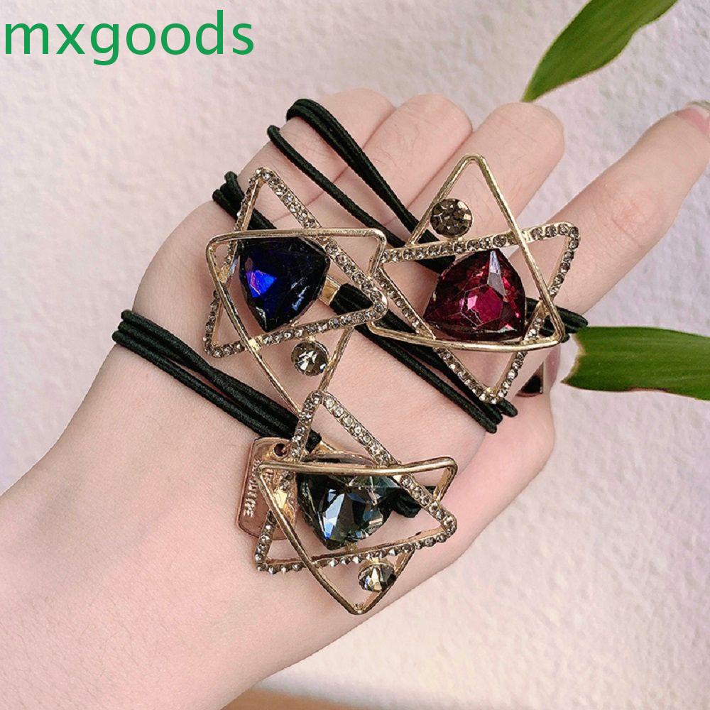 Dây Buộc Tóc Bằng Vải Màu Trơn Thời Trang Cho Nữ