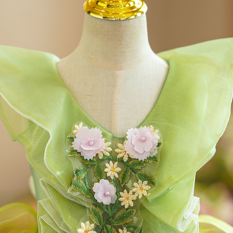 Đầm Biểu Diễn Piano Đẹp Mắt Cao Cấp Cho Bé Gái