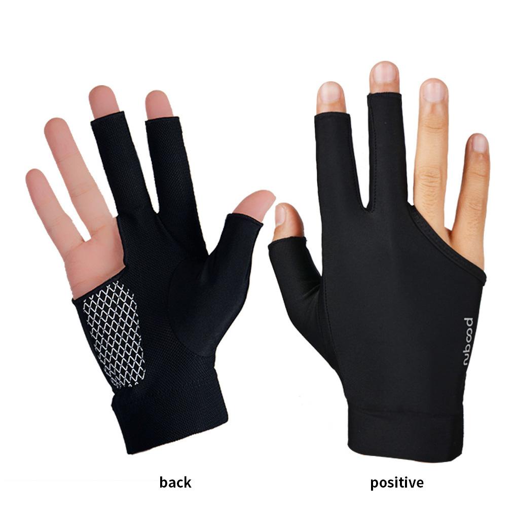 Găng Tay Hở Ngón Mềm Mại Chống Trượt Chuyên Dụng Chơi Bida