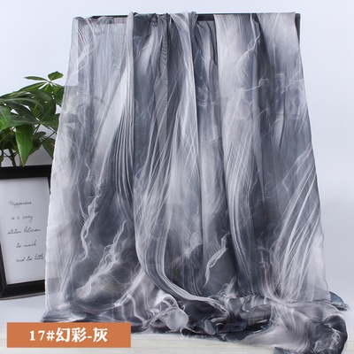 Vải Lưới Màu gradient 3D Dùng May Trang Phục Phong Cách Trung Hoa