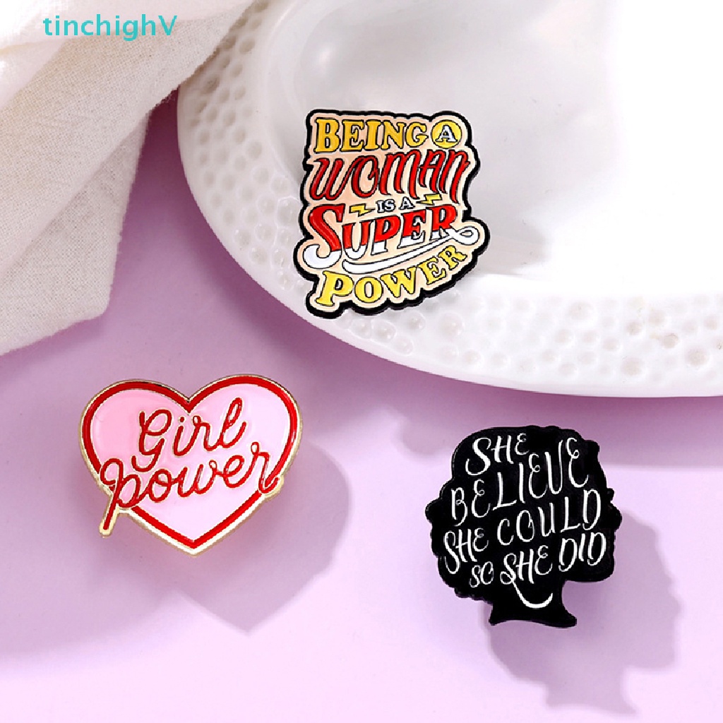 [TinchighV] Trâm Cài Áo Khoác Hình Chữ Cái Tiếng Anh Tráng Men Cá Tính Vui Nhộn [Mới]