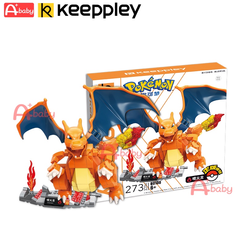 Keeppley Pokemon Khối Xây Dựng (Charizard / Blastoise / Pikachu / Psyduck)
