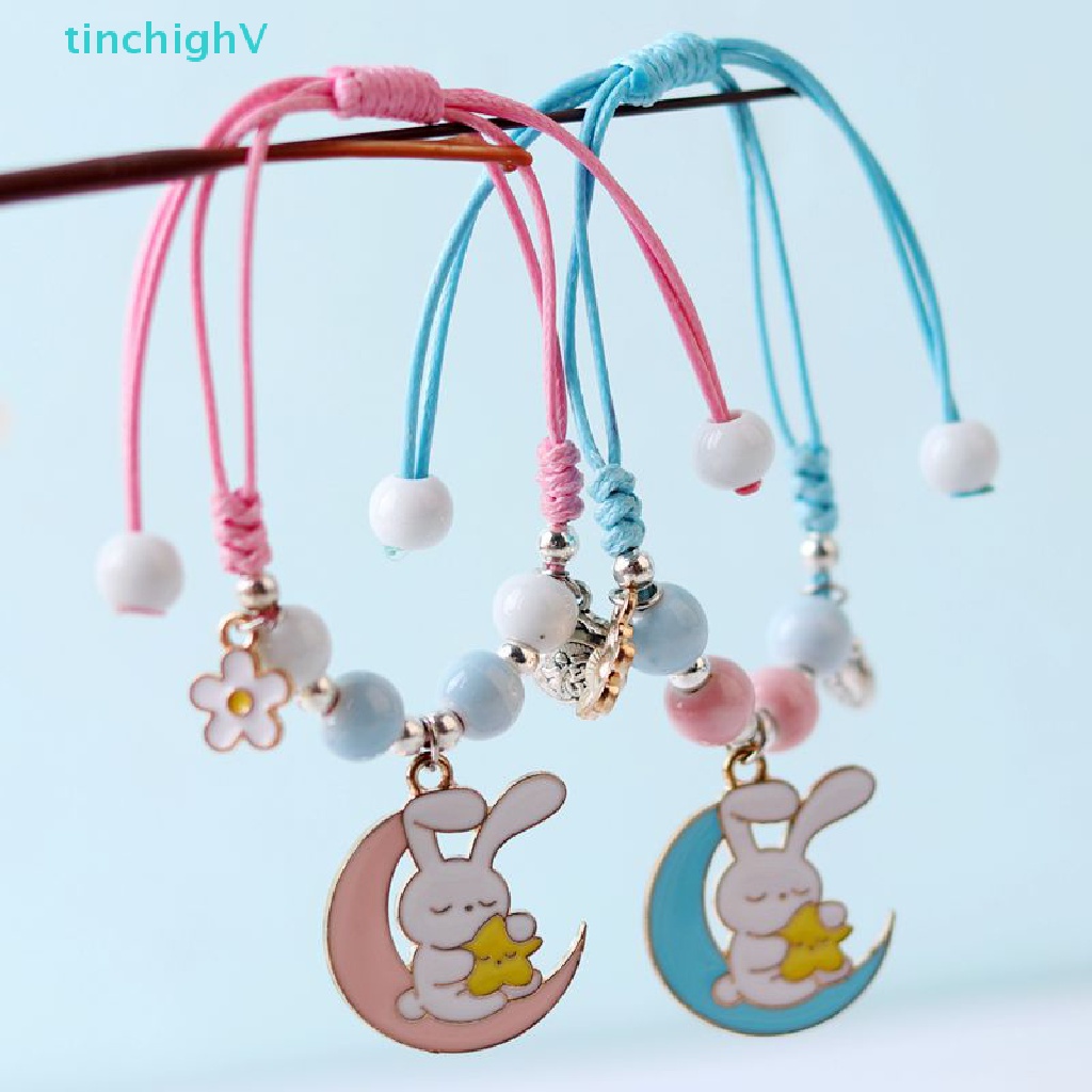 Mặt Dây Chuyền Hình Thỏ / Mèo Hoạt Hình Dễ Thương Cá Tính Cho Nữ