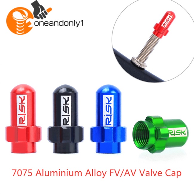 Bộ 2 Nắp Van Khí Bánh Xe Đạp Leo Núi Bằng Hợp Kim Nhôm Chống Bụi