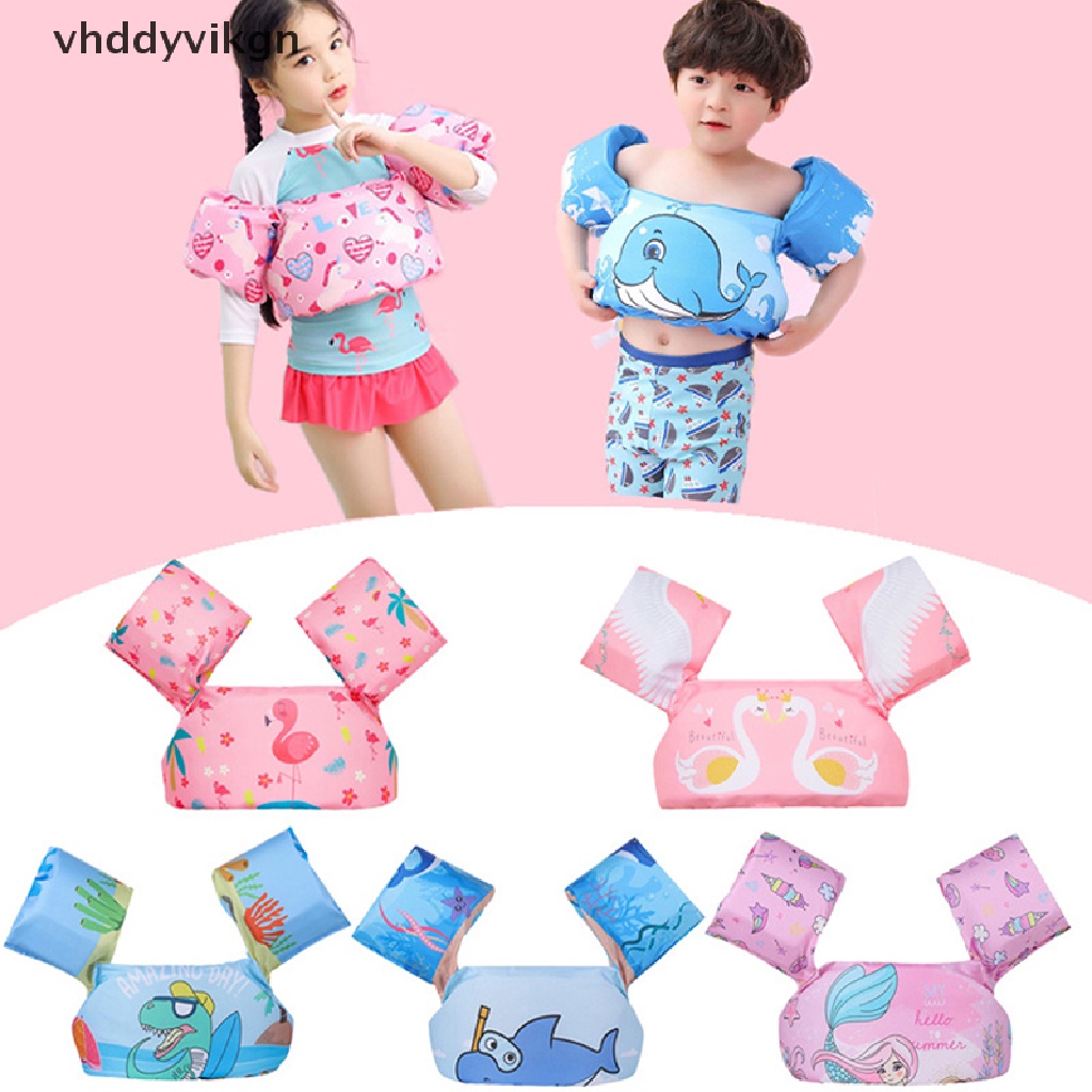 Áo Phao Bơi Họa Tiết Hoạt Hình Xinh Xắn Dành Cho Bé 2-7 Tuổi