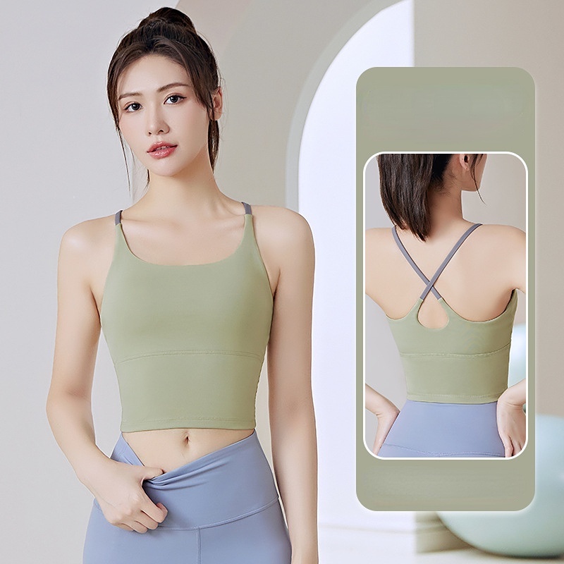 Áo Ngực Thể Thao Sát Nách Lưng Đẹp Thích Hợp Chạy Bộ / Tập Yoga Cho Nữ