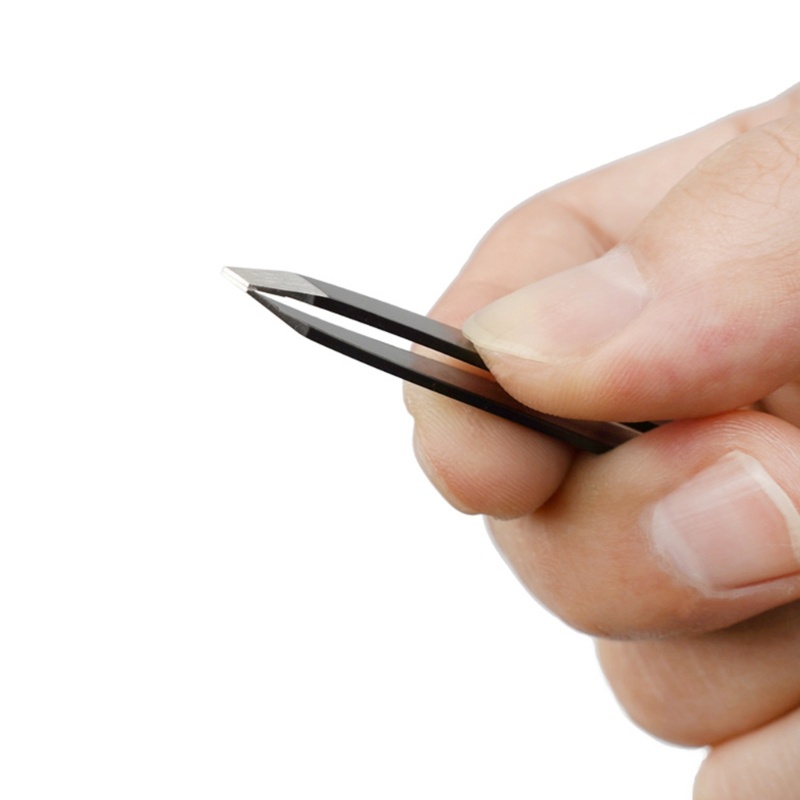 Set 5 Dụng Cụ Làm Đẹp Bằng Thép Không Gỉ Gồm Nhíp + Hộp Đựng Tiện Lợi