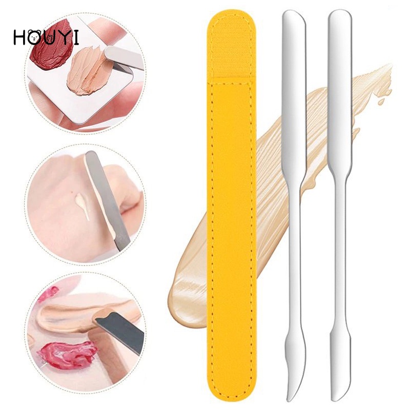 Thanh Gạt Nước Hoa Hồng / Kem Nền Hai Đầu Kèm Hộp Đựng Màu Sắc Chuyên Nghiệp