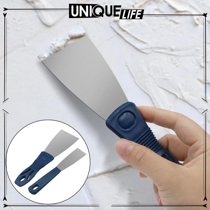 2Pcs Putty Set High Carbon Steel 1 in and 2 in for Removing Wallpaper