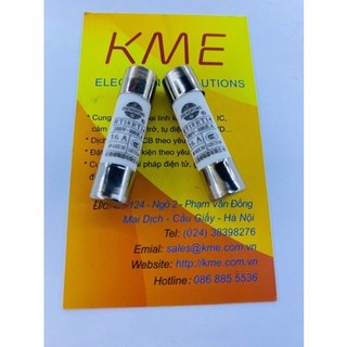 Cầu chì sứ 10x38mm 16a 380v