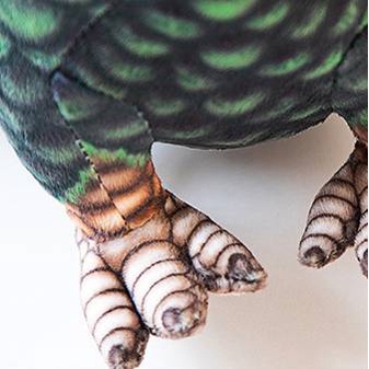 Thú Nhồi Bông Hình Chim Công Xanh Dương Cho Bé YS2 SY2