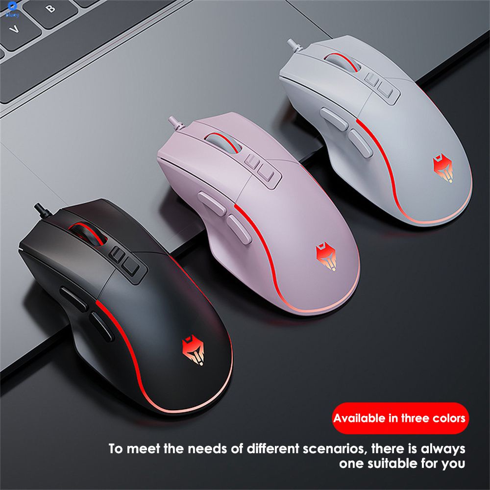 Cáp Chuột Cơ Học Chơi Game Máy Tính Để Bàn Cổng Usb Thể Thao Điện Tử Cf Tại Nhà Và Văn Phòng Quang Điện Im Lặng Này 【Bluey】