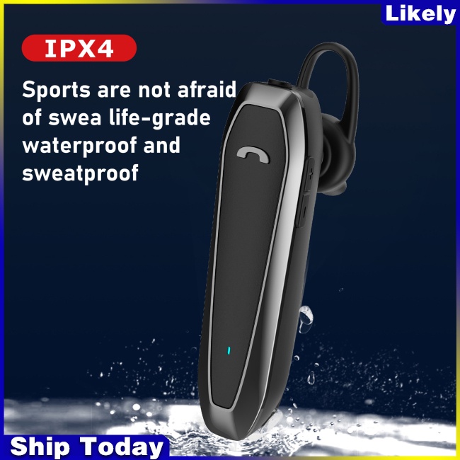 Tai Nghe Bluetooth Không Dây ly Hi6 V5.2 Một Bên Tai 36h Dùng Khi Lái Xe / Chơi Nhạc