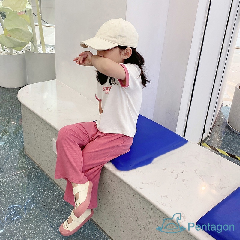 Bộ Áo Khoác Tay Ngắn Thoải Mái Dễ Thương Phong Cách Hàn Quốc Thời Trang Mùa Hè Cho Bé Gái