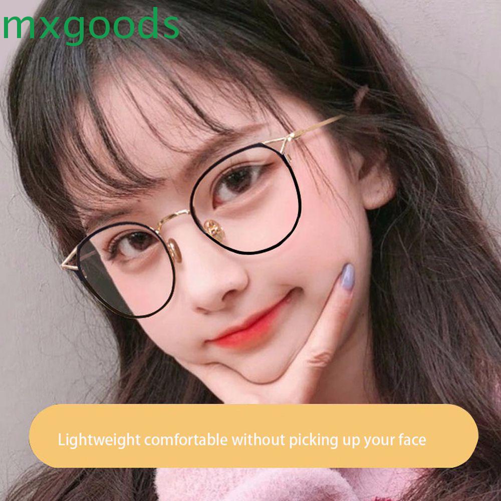 Kính mát gọng kim loại chống tia sáng xanh phong cách Hàn Quốc thời trang dành cho nam và nữ