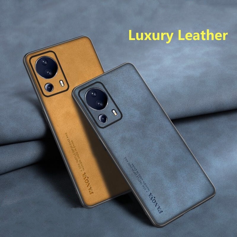 Ốp Điện Thoại Da Cừu Mềm Chống Sốc Bảo Vệ Ống Kính Máy Ảnh Cho Xiaomi 13 Lite Xiaomi13Lite 13Lite