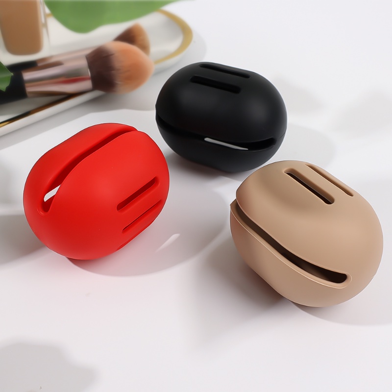 Hộp Silicone Đựng Mút Xốp Đánh Trứng Màu Trơn Đơn Giản Tiện Dụng Mang Theo Du Lịch