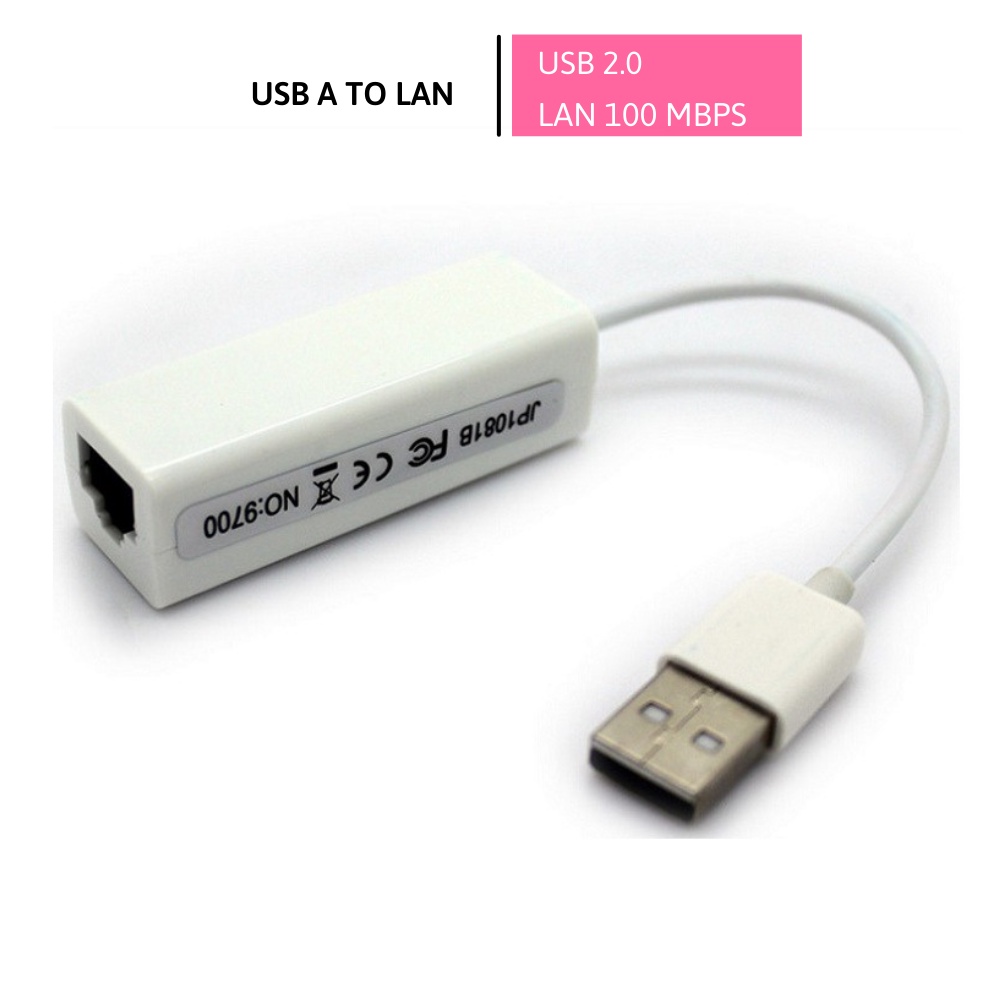 Cáp Chuyển Đổi USB to lan , Usb to VGA , USB to HDMI 3.0 dùng cho laptop pc máy tính