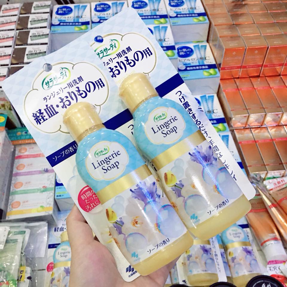 Nước giặt đồ lót Lingerie Soap, Nước Giặt Khử Trùng Quần Lót Nội Địa Nhật Bản 120ml